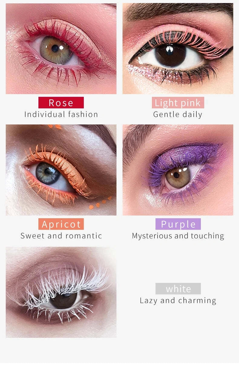 4DMultiColorWaterproofsPudaierMascara